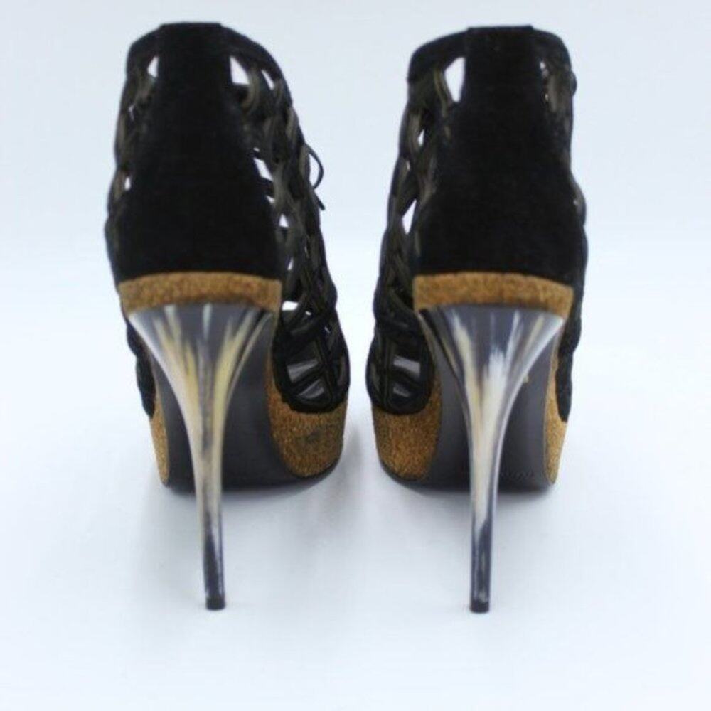 Burberry Prorsum Peep Toe Cage Booties Sz 10 NWOT - Picture 4 of 7